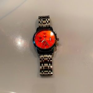 Beautiful never used men’s orange watch